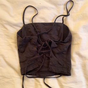 Urban Outfitters lace up back camisole
